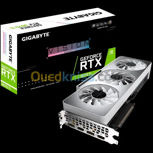Gigabyte GeForce RTX 3070 Ti VISION OC 8G- LHR - GDDR6X - Dual HDMI/Dual DisplayPort - PCI Express