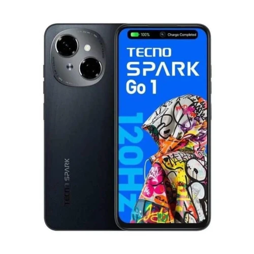 SMARTPHONE TECNO SPARK GO1 KL4 - DUAL SIM - 3 + 3GB EXTENDED - 64GB - 6,67" 120HZ IPS - 13MPXL - 5000 MAH 