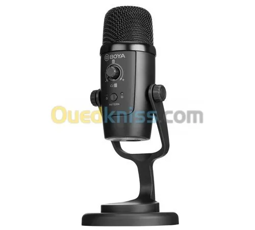 Boya BY-PM500 MICROPHONE À CONDENSATEUR - DOUBLE DIRECTIVITÉ - 24BITS/48 KHZ - USB/USB-C