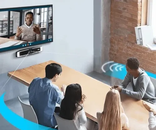 AVER VB130 - CAMÉRA 4K - ZOOM4X - SMARTFRAME - SPEAKERS - PLUG & PLAY - 5 MICS - STOP BRUIT -RJ45