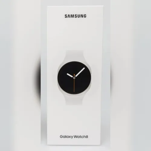 SAMSUNG GALAXY WATCH 8 - SMARTWATCH 44 MM - AMOLED 1.34" - ÉTANCHE - WI-FI - BLUETOOTH - SILVER SM-L330NDAAXEF