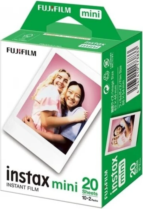 FUJIFILM INSTAX PAPIER PHOTO - TWIN FILMS POUR MINI - 86 X 54 MM - 20 SHEETS - 10X2 - 1 PACK