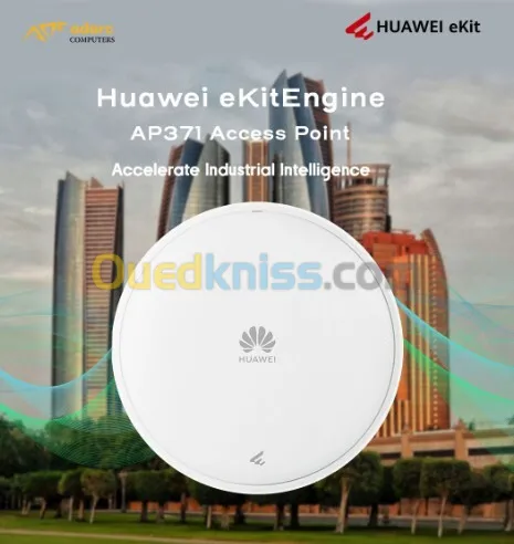 HUAWEI eKitEngine AP371 BE3600 - POINT D ACCÈS WI-FI 7 - BLUETOOTH- 11AX INDOOR- 2+2 DUAL -3570Mbps 