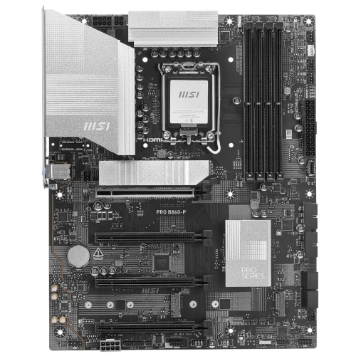 MSI PRO B860-P - CARTE MÈR ATX - INTEL LGA 1851- 4 X DDR5 - M.2 NVME - XMP 3.0 - HDMI/DP - BLACK