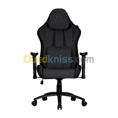COOLER MASTER SIÉGE GAMING CALIBER R3C - TISSU SUPER - INCLINABLE 180 - ACCOUDOIRS 2D -150 KG - NOIR