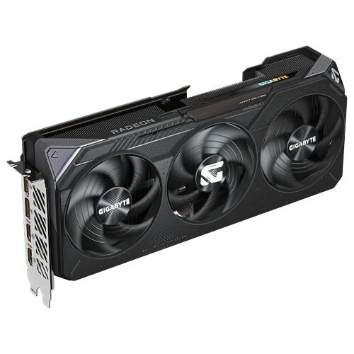 GIGABYTE RADEON RX 9070 XT GAMING OC 16G - CARTE GRAPHIQUE - 16GO GDDR6 - 3 X FANS - PCIe 4.0 - 2x HDMI + 2x DISPLAYPORT - OC - BLACK