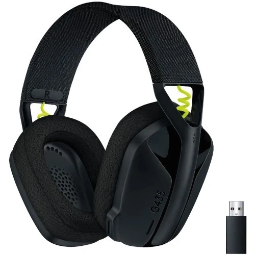 LOGITECH G435 LIGHTSPEED - CASQUE GAMER SANS FIL - BLUETOOTH - ULTRA-LÉGER - MICRO INTÉGRÉ - BLACK