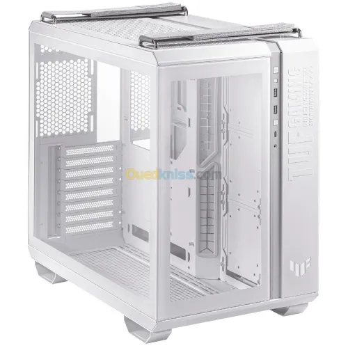 ASUS TUF GAMING GT502 - BOITIER GAMING - MOYEN TOUR - MICRO ATX - ATX/EPS - BLANC