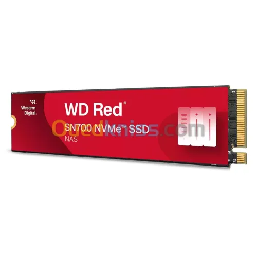 WESTERN DIGITAL SN700 - SSD M.2 RED 4TO - 2280 NVME PCIE 3.0 X4 - 3400 Mos -NAS & BAIE DE STOCKAGE
