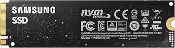 Samsung 980 - 250 Go SSD NVMe M.2, PCIe 3.0 - Disque Interne