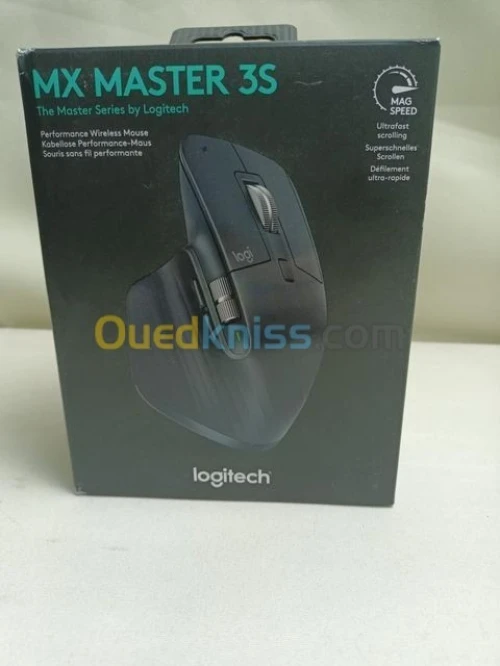 Logitech MX Master 3S - Souris Sans Fil - Droitier - Capteur Optique 8000 Dpi - 7 Boutons