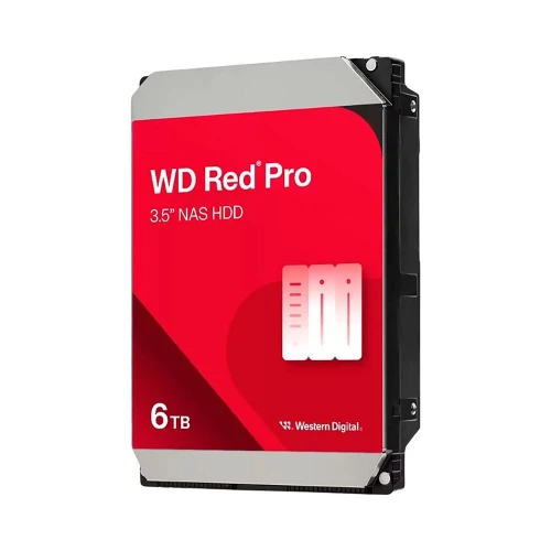 WD RED PRO NAS WARE 6 TB - DISQUE DUR HDD 3.5" - 7200 RPM - SATA 6 GB/S - 256MB CACHE - WD6005FFBX
