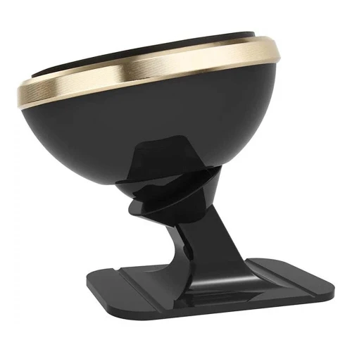 BASEUS 360 ADJUSTABLE MAGENETIC PHONE MOUNT HOLDER - SUPPORT AJUSTABLE - PARE-BRISE - GOLD