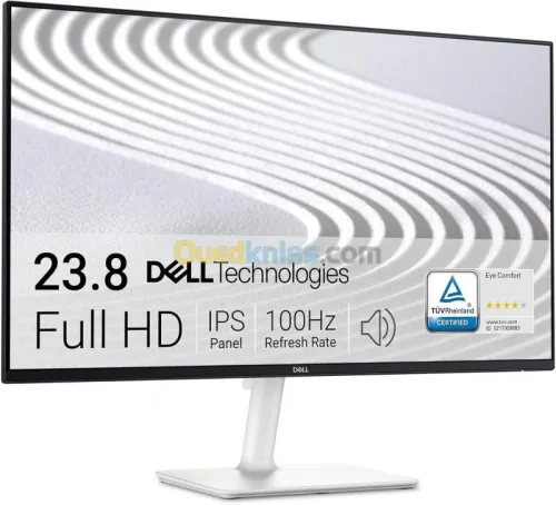 ECRAN DELL S2425H - 24" FULL HD - IPS - 100HZ - 4MS - 2X HDMI - SPEAKERS - ULTRA-THIN BEZELS - WHITE