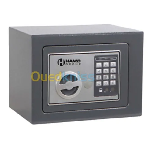 COFFRE FORT SE-S17EV - ACIER DURABLE - 25x19x19 cm - PANNEAU ÉLECTRONIQUE - SÉCURITÉ MAXIMALE -NOIR