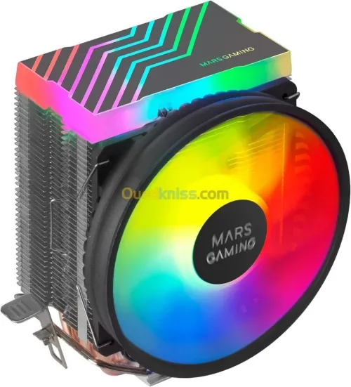 VENTILATEUR MARS GAMING MCPU33 - CPU FRGB - 3 HEATPIPES - TDP 140W - ULTRA-SILENCIEUX - MULTISOCKET
