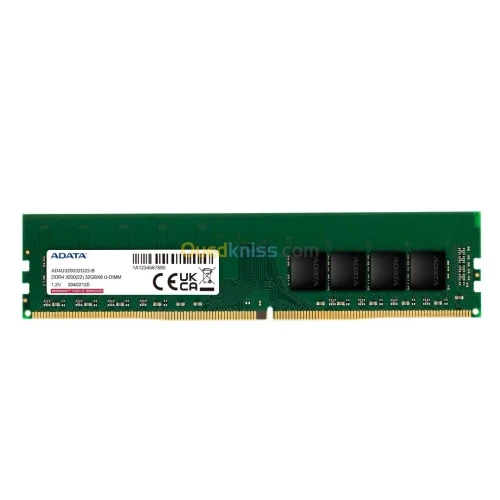 RAM ADATA 16GB DDR4 DESKTOP - UDIMM 3200MHZ - INTEL & AMD - CAS 1.2V - 288-PIN DIMM