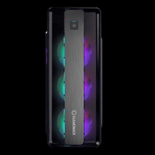 BOITIER GAMING GAMEMAX MOONLIGHT RAINBOW ATX RGB BLACK