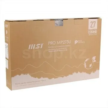 ECRAN MSI PRO MP273U - 27" LED - 4K UHD - DALL IPS - 1MS -HDMI - ADAPTIVE-SYNC - HAUT-PARLEURS -NOIR