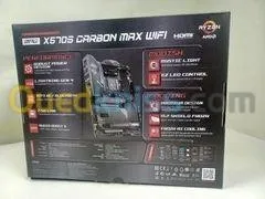 Carte Mère MSI MPG X570S Carbon MAX WiFi Gaming Motherboard ATX, AMD, Socket AM4. DDR4, PCIe 4