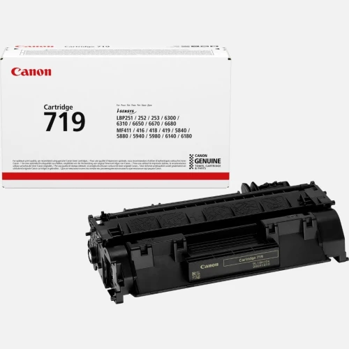 CANON CARTOUCHE TONER 719 NOIR - ORIGINAL