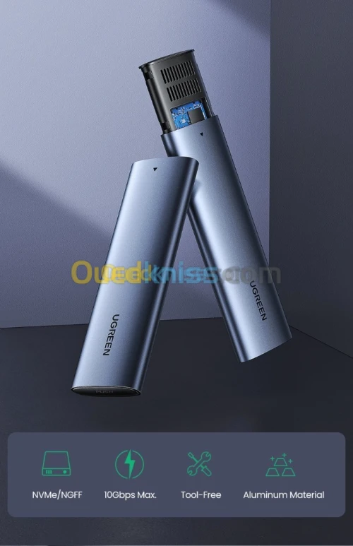 UGREEN M2 SSD Boîtier NVME M.2 SATA Enclosure NGFF USB TYPE C 3.1 - 5Gbps