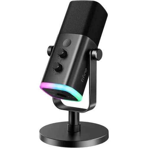 FIFINE AM8 DYNAMIC - MICROPHONE USB / XLR - STREAMING / PODCAST / GAMING - WINDOWS / MAC / PS4 / PS5 - RGB - BLACK