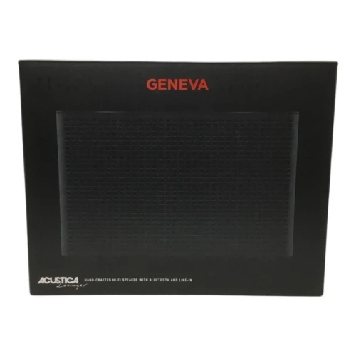 GENEVA ACUSTICA A170 - ENCEINTE BLUETOOTH - STÉRÉO BASS - 20000 HZ - CUIR - BLACK ORIGINAL