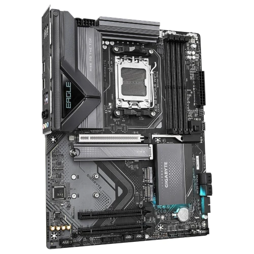 GIGABYTE X870 EAGLE WIFI7 - CARTE MÈRE ATX - SOCKET AM5 - 4 x DDR5 - 1 x PCIe 5.0 X16 - 3 x M.2 NVMe - WIFI 7 - BT 5.4 - LAN 2.5GBE - BLACK
