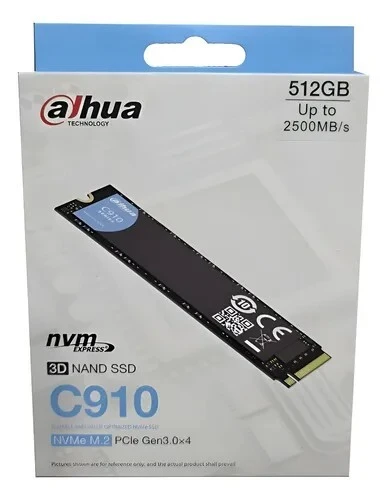 DAHUA C910 512GB - DISQUE DUR SSD INTERNE SSD NVME GEN 3 - PCIE M.2 - HIGH SPEED - NAND - BLACK