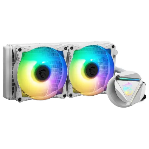 WATERCOOLING MSI MAG CORELIQUID 240R V2 - 240mm ARGB Pour Processeur Intel/AMD - Blanc
