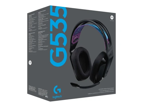 CASQUE GAMING LOGITECH G535 - SANS FIL - LIGHTSPEED - MICRO UNIDIRECTIONNEL - PC / PS4 / PS5 - BLACK