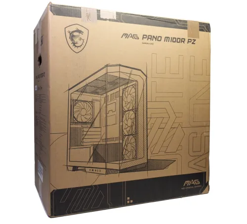 MSI MAG PANO M100R PZ - BOITIER MINI TOUR - VERRE TREMPÉ - 4 FAN ARGB - PROJECT ZERO - 360mm - BLACK