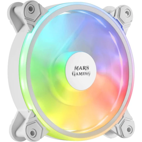 MARS GAMING MFX RGB MFXW 120MM - VENTILATEUR BOÎTIER PC RGB - ULTRA SILENCIEUX - SIMPLE ET RAPIDE - BLACK