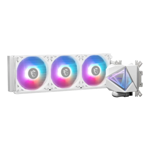 MSI MAG CORELIQUID I360 - WATERCOOLING 360MM - 3 X FANS ARGB - PERFORMANCE - INTEL & AMD - WHITE