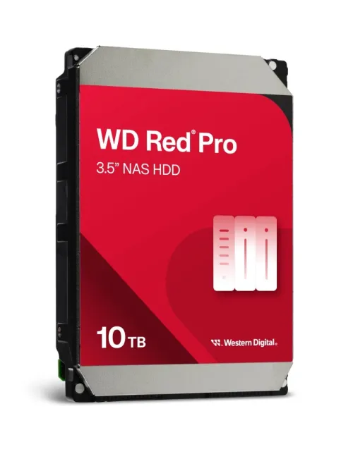 WD RED PRO NAS WARE 10TB - DISQUE DUR HDD 3.5" - 7200 RPM - SATA 6 GB/S - 512MB CACHE - WD103KFBX