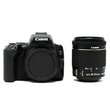 CANON EOS 250D DC - APPAREIL PHOTO NUMÉRIQUE - 24.1MP - REFLEX OBJECTIF EF-S - 18-55MM III WI-FI - BLUETOOTH - BLACK