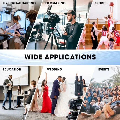 HOLLYLAND MARS 4K - SYSTÈME DE TRANSMISSION VIDÉO SANS FII 4K - 20MBPS - 150M FPS -HDMI & SDI -BLACK