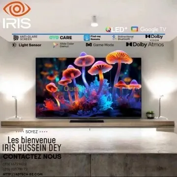 TV IRIS 65" Q7030 UHD 4K - QLED+ Smart GOOGLE TV ANDROID - 65 POUCES - WIFI - 60 Hz - Ethernet -HDMI