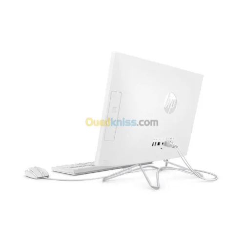 HP 200 G4 All In One Intel Pentium J5040 - 1T HDD- 4Go - 21,5 Full HD Gris - Blanc