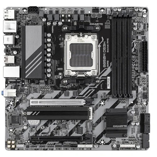 GIGABYTE B850M DS3H - CARTE MÈRE MICRO ATX - SOCKET AM5 - 4 X DDR5 - 1 X PCIE 5.0 X16 - 2 X M.2 NVME - LAN 2.5GBE - USB 3.1 - BLACK