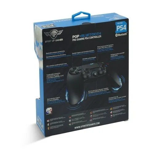 Spirit Of Gamer Pro Gaming PS4 Controller SOG-BTGP41 Manette Sans Fil Bluetooth Avec Rétro-Éclairage