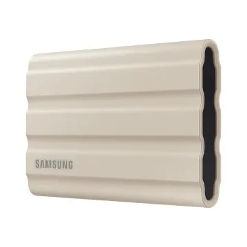 SAMSUNG SSD PORTABLE T7 SHIELD 2TO - DISQUE DURE EXTERNE - TYPE C- 1050 MO/S - ETANCHE - WHITE