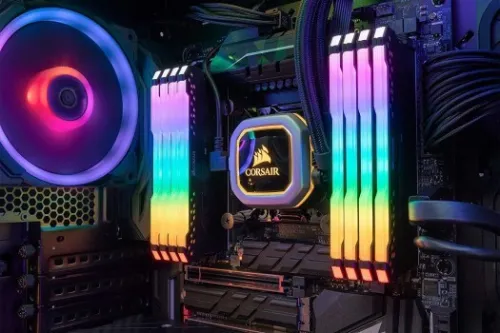 RAM CORSAIR VENGEANCE RGB PRO - 8GO - ( 1 x 8GO ) - DDR4 - 3200MHZ - CL16 - XMP 2.0 - NOIR
