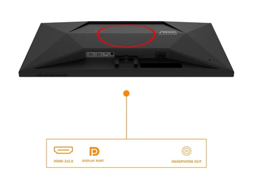 ECRAN AOC 27G4HRE - GAMING 27" FULL HD - 200HZ - DALL IPS - 1MS - G-SYNC - HDR10 - HDMI/DP - BLACK