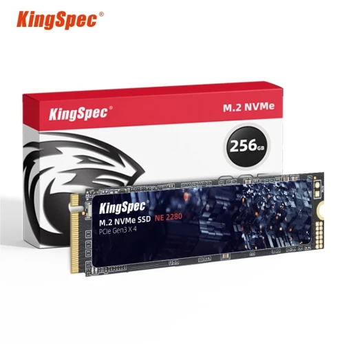 KINGSPEC 256GB SSD M.2 NVME - DISQUE DUR - M.2 2280 - NAND - HAUTE PERFORMANCE - PC & LAPTOP