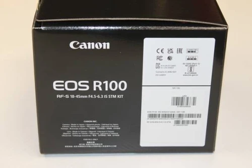 CANON EOS R100 Hybride Mirroless 24.1MP + 1 Objectif RF-S 18-45mm f 4.5-6.3 \ RF-S 55-210m F5-7.1