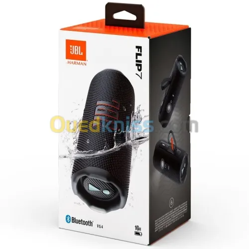 JBL FLIP 7- ENCEINTE PORTABLE - BLUETOOTH 5.4 - 35 WATTS - ETANCHE IP68 - USB-C - 35 WATT -ORIGINAL 