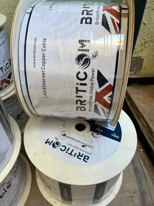 Câble réseau Cat 6a f/uTP Briticom - Haute performance