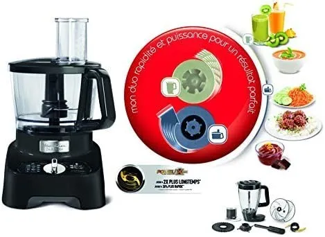 Moulinex Robot Multifonction DoubleForce 1000 W 28 fonctions FP821811